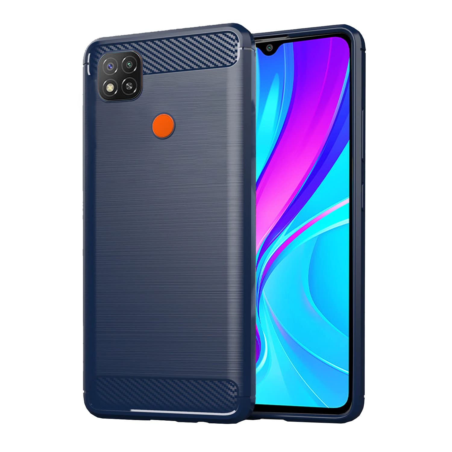 Pikkme Mi Redmi 10A / Redmi 9 / Redmi 9 Activ / 9C / Poco C31 Back Cover |Hybrid Shock Proof | Matte Soft Silicon Flexible | Back Case (Blue) (B0BY57NYRX) Amazon Price History, Amazon Price Tracker
