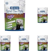 Vista 12 de N-Bone Palitos masticables para hurones sabor salmón, bolsa de 1.87 onzas