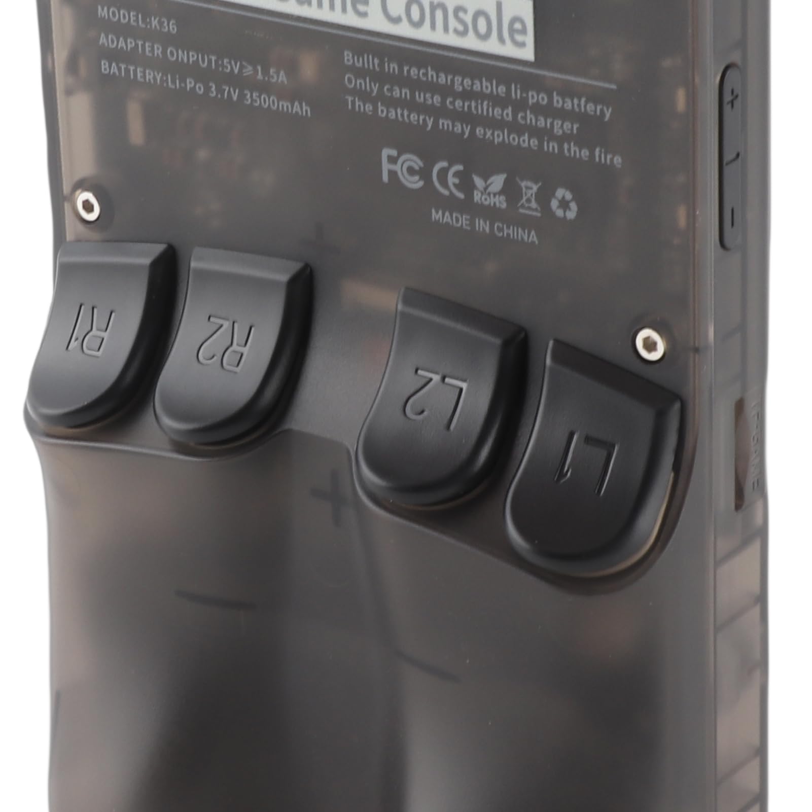 FILFEEL Handheld-Retro-Gaming-Konsole mit Dual-3D-Joystick und 3,5-Zoll-IPS-Bildschirm – Tragbares Gerät für Endlosen Spaß (Black)