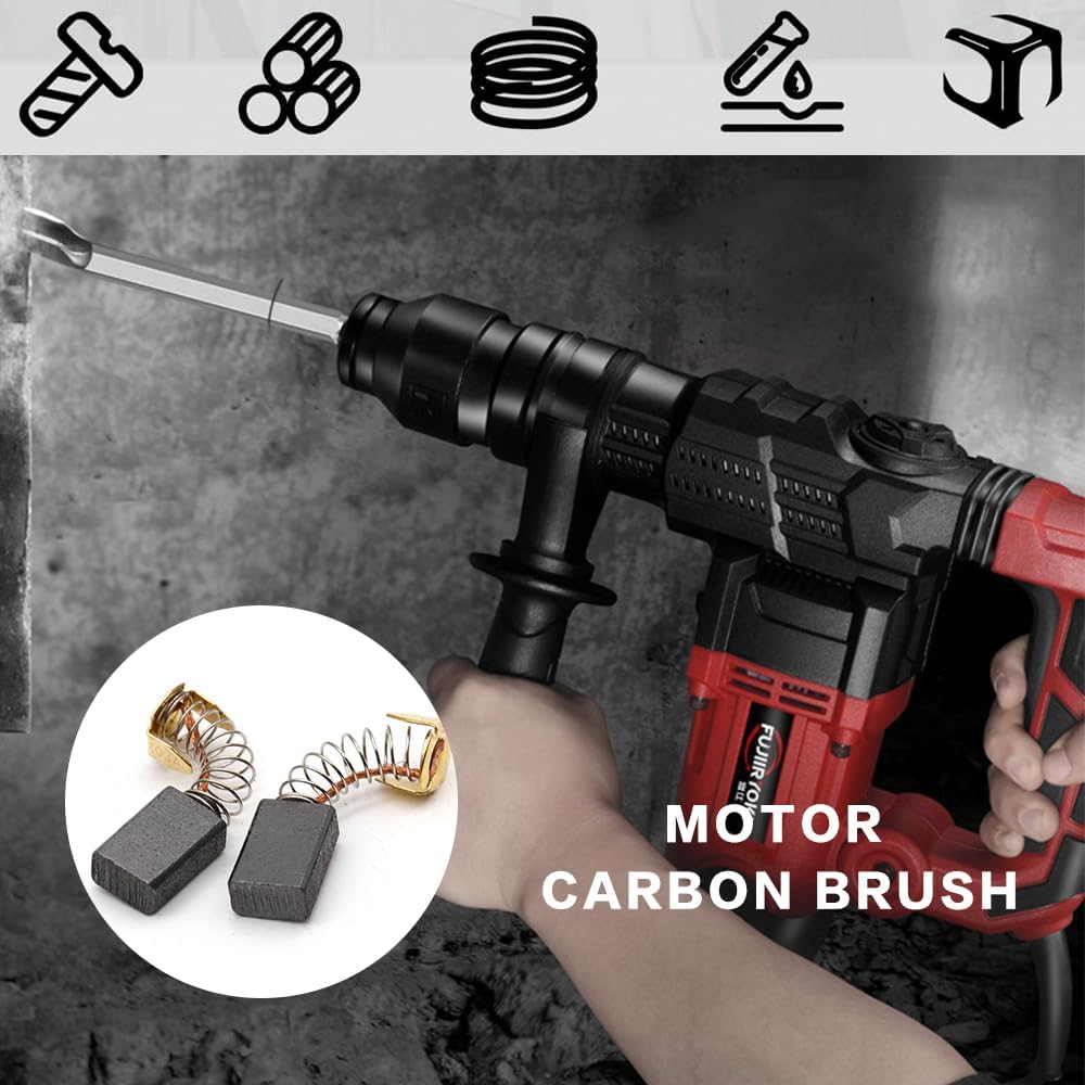 Spazzole di Carbone di Ricambio,20 PCS smerigliatrice angolare Spazzole Carbonio Motori Elettrici 6 * 10 * 16, Spazzole per Motori a Carbone per Trapano Elettrico Motore