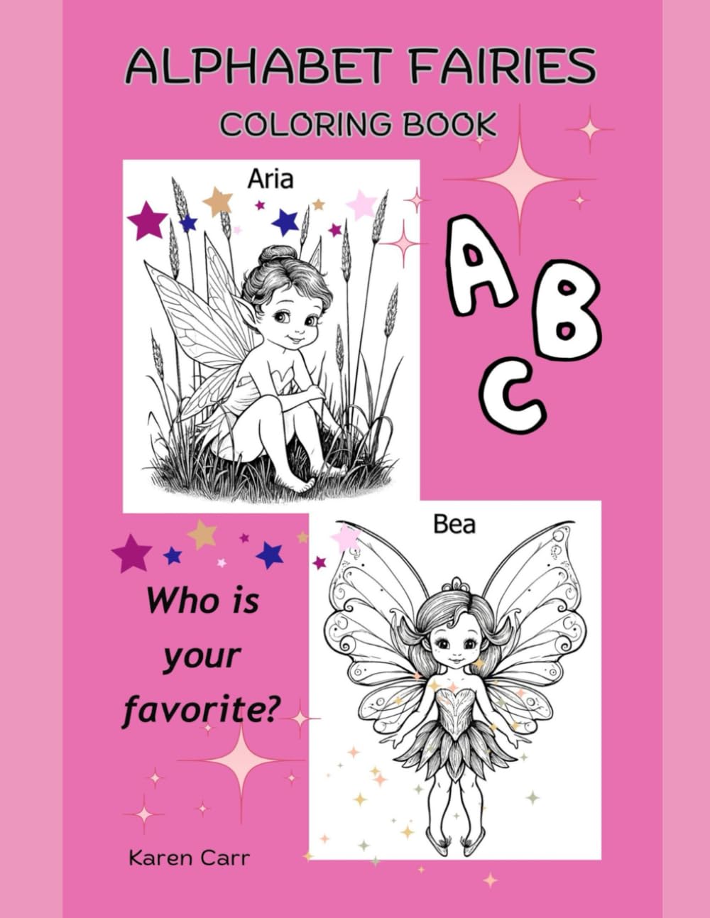 Alphabet Fairies Coloring Book