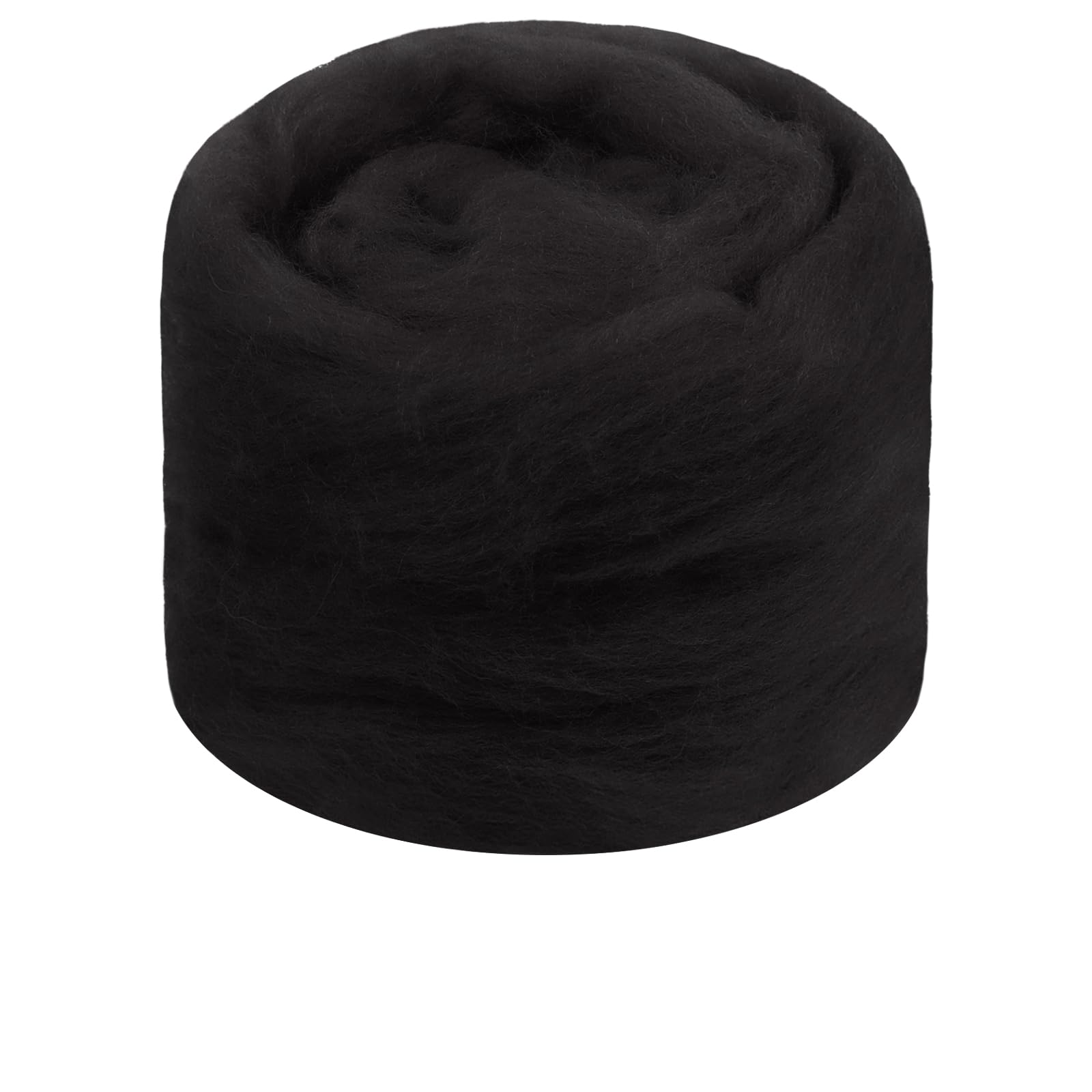 JeogYong Needle Felting Wool, 1.76oz Wool Roving Chunky Wool Yarn, Coffee Wool Roving Yarn for Needle Felting, Wet Felting, Felting Projects, DIY Crafts