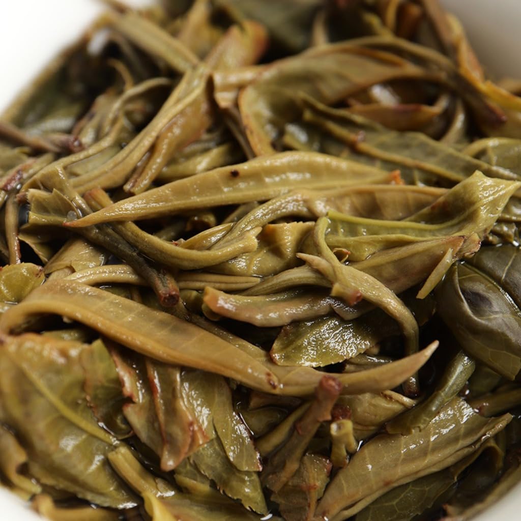 Gâteau De Thé Pu-erh Cru Premium De Collection, Mansong Thé Pu-erh, 357g