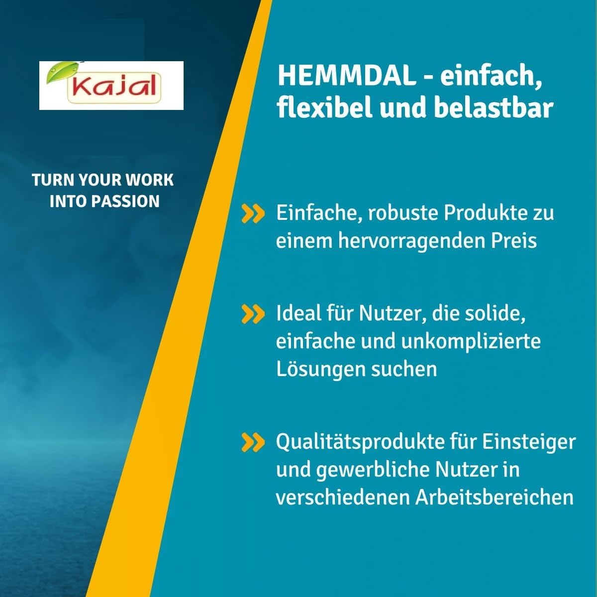 Kajal Sistema idraulico 3000 kg – transpallet ad alte prestazioni, sollevamento manuale con pedale a leva, pompa rinforzata, forcella 1150 – 1220 mm