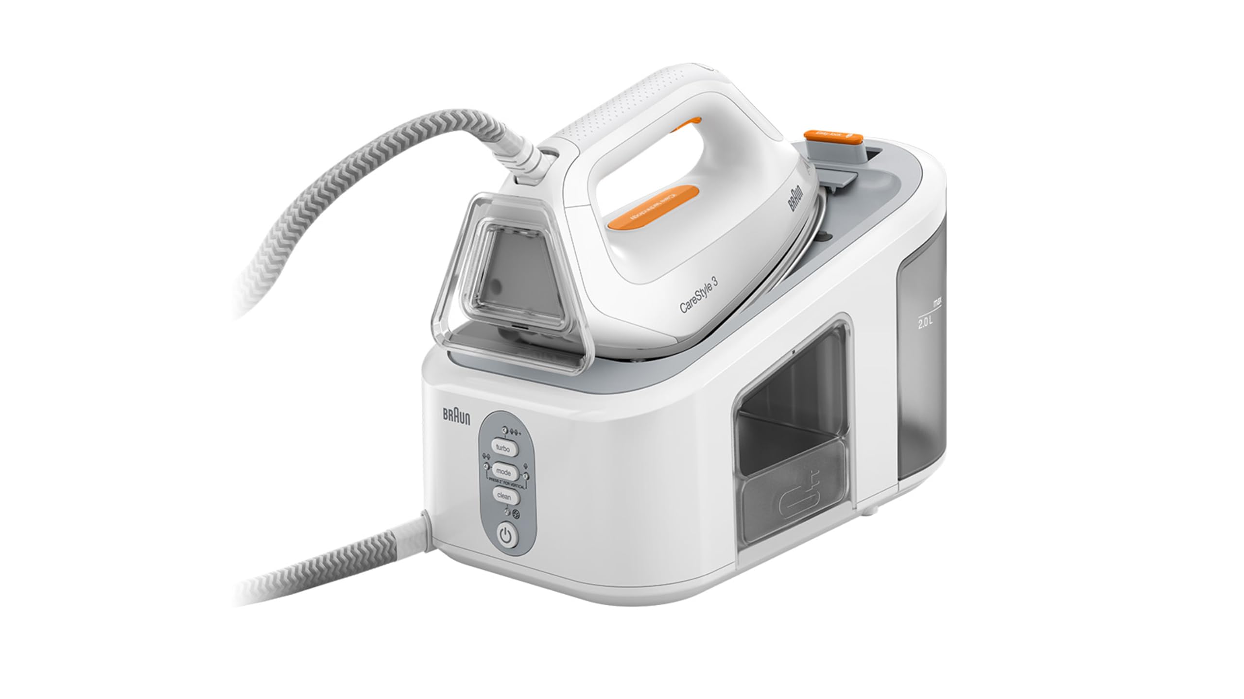 Braun Orange/Weiss Carestyle 3 Is3132wh Eloxalplus, Bügeleisen,