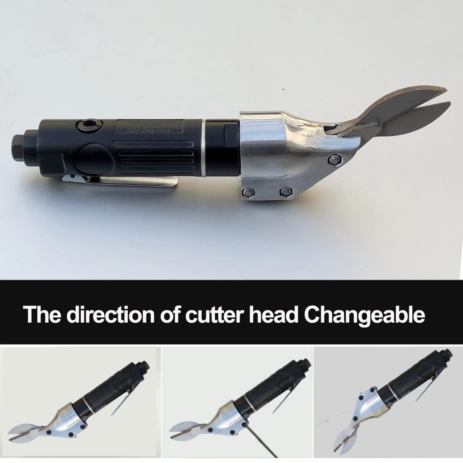 Metal Shear, Metal Cutting Shears Metal Shears For Cutting Sheet Metal 22000rmp Pneumatic Metal Cutter Steel Straight Blade Scissors 1/4in Air Shears