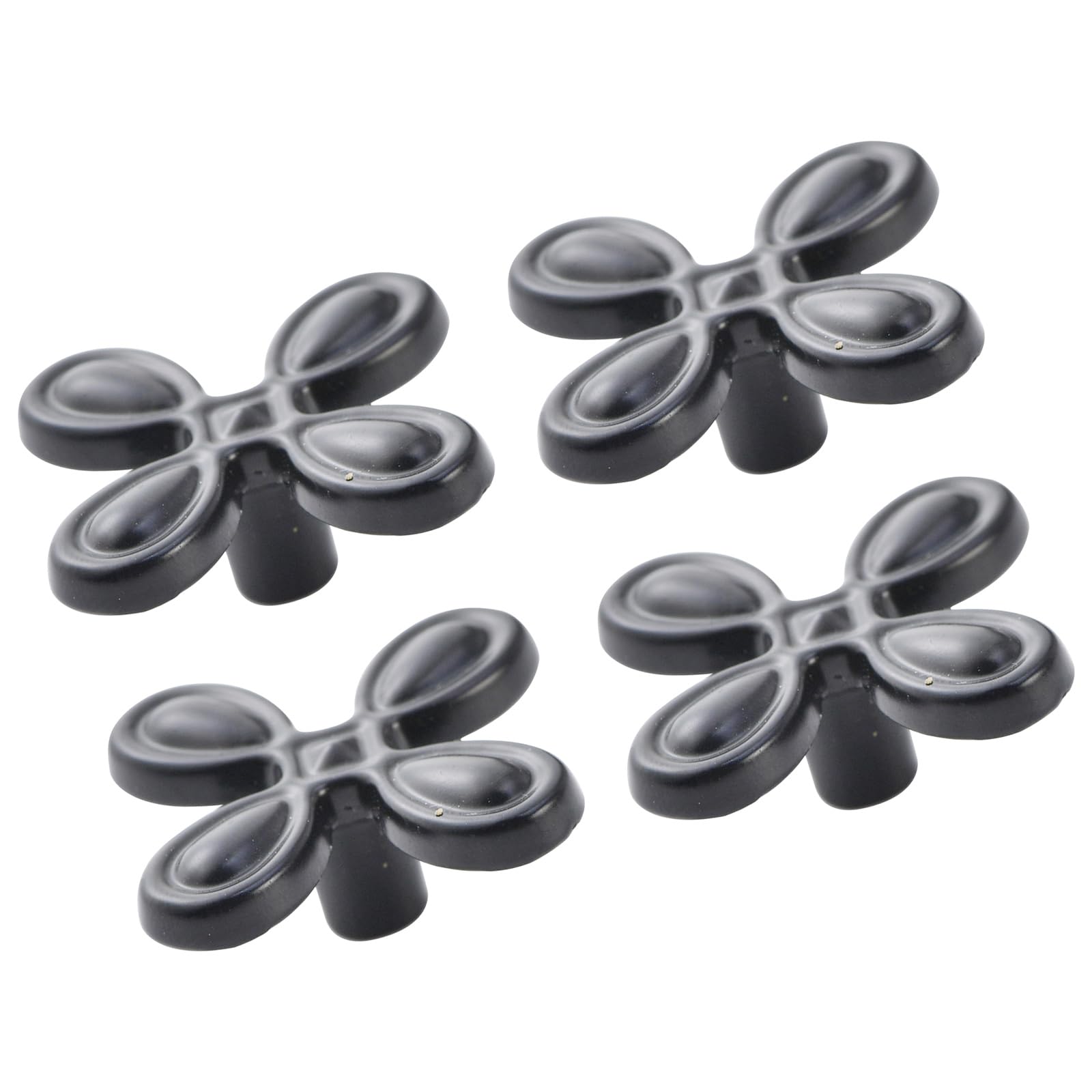 4pack Shamrocks Cabinet Knob Antique Brasses Finish Zincs Alloys Construction Rusty Kitchen Drawer Handle Ergonomic Clovers Cabinet Handle