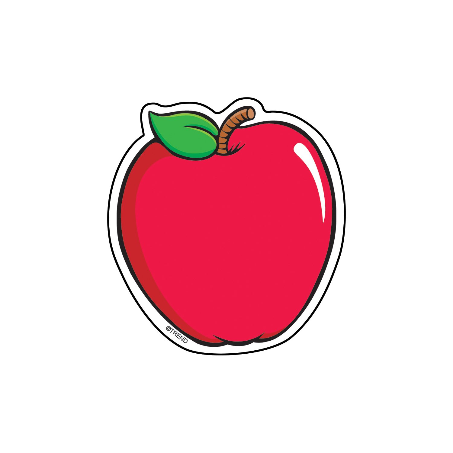 Trend Apple Mini Accents, Classroom Bulletin Board Cut Outs, 3 Inches, 36 Count