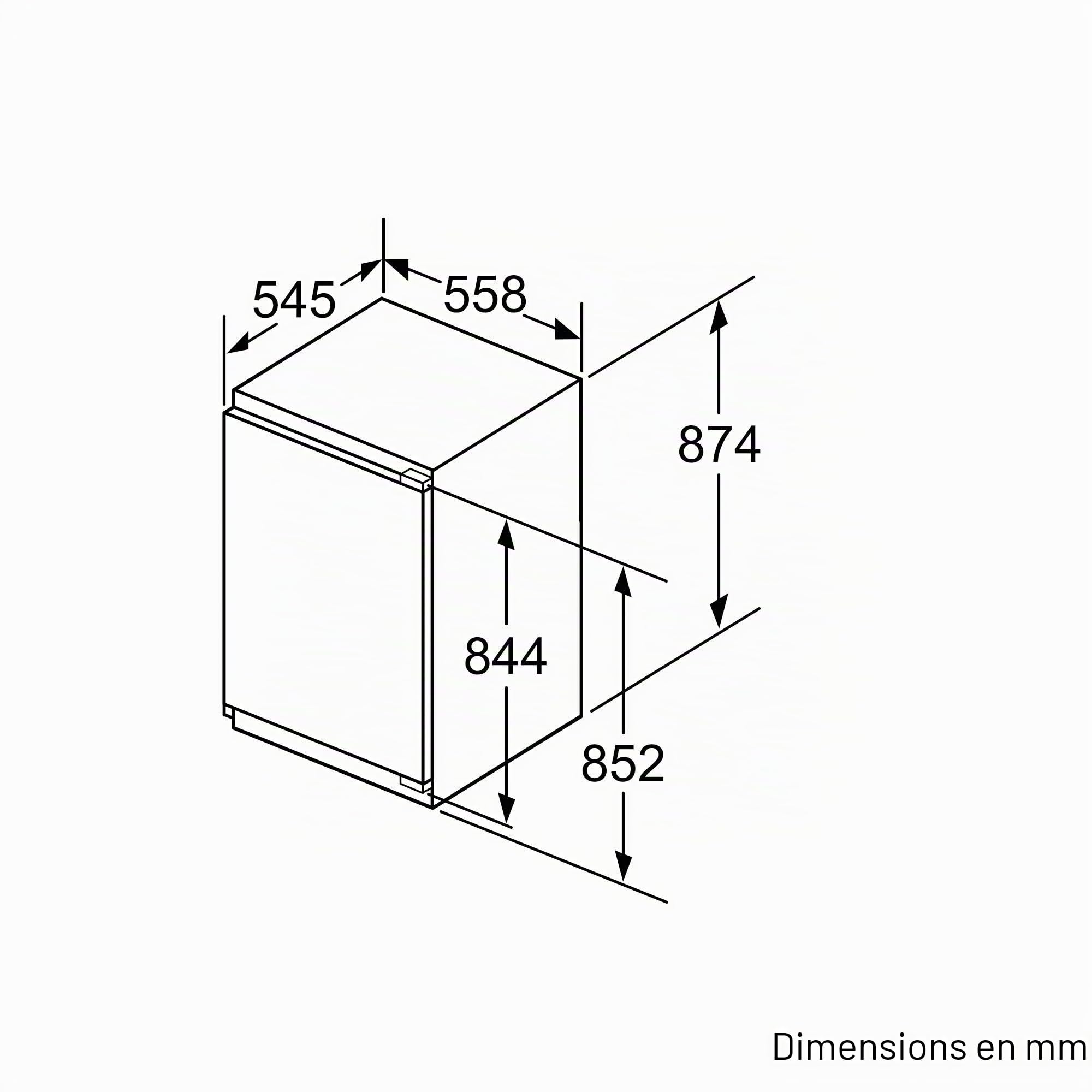 Siemens iQ500 GI21VADE0 congélateur Intégré (placement) 96 L E Blanc