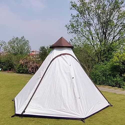 Siborter Waterproof Ployster Indian Teepee Tent Lightweight Outdoor Camping Tent for 2~4 People