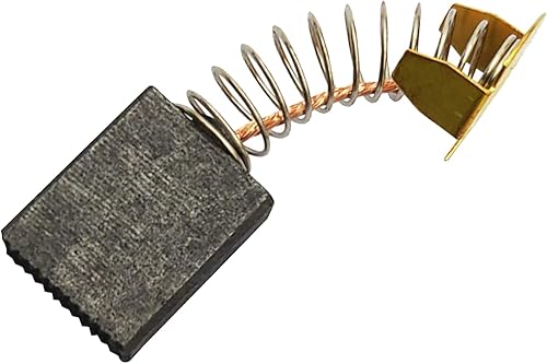 Miniatura 5 de Cepillo de carbono 153A, paquete de 4, amoladora angular de 0.650x0.531x0.256 in, compatible con para motor eléctrico genérico, pieza de herramienta