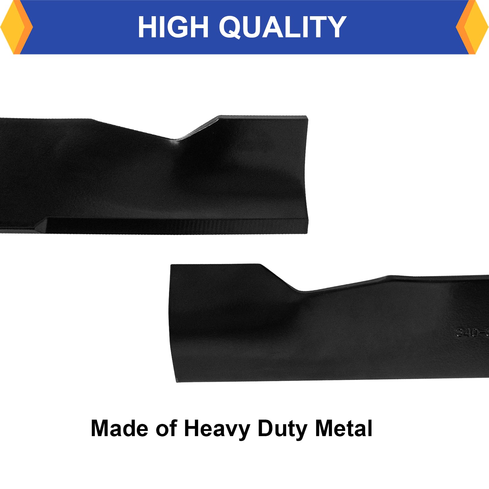 Paquete de 3 cuchillas de repuesto para cortacésped AYP Poulan Craftsman Husqvarna 180054 173920 PP24005 532180054 532173920 539107519, compatible con YTH2348 YTH24V48 YTH2222 48B YTH.