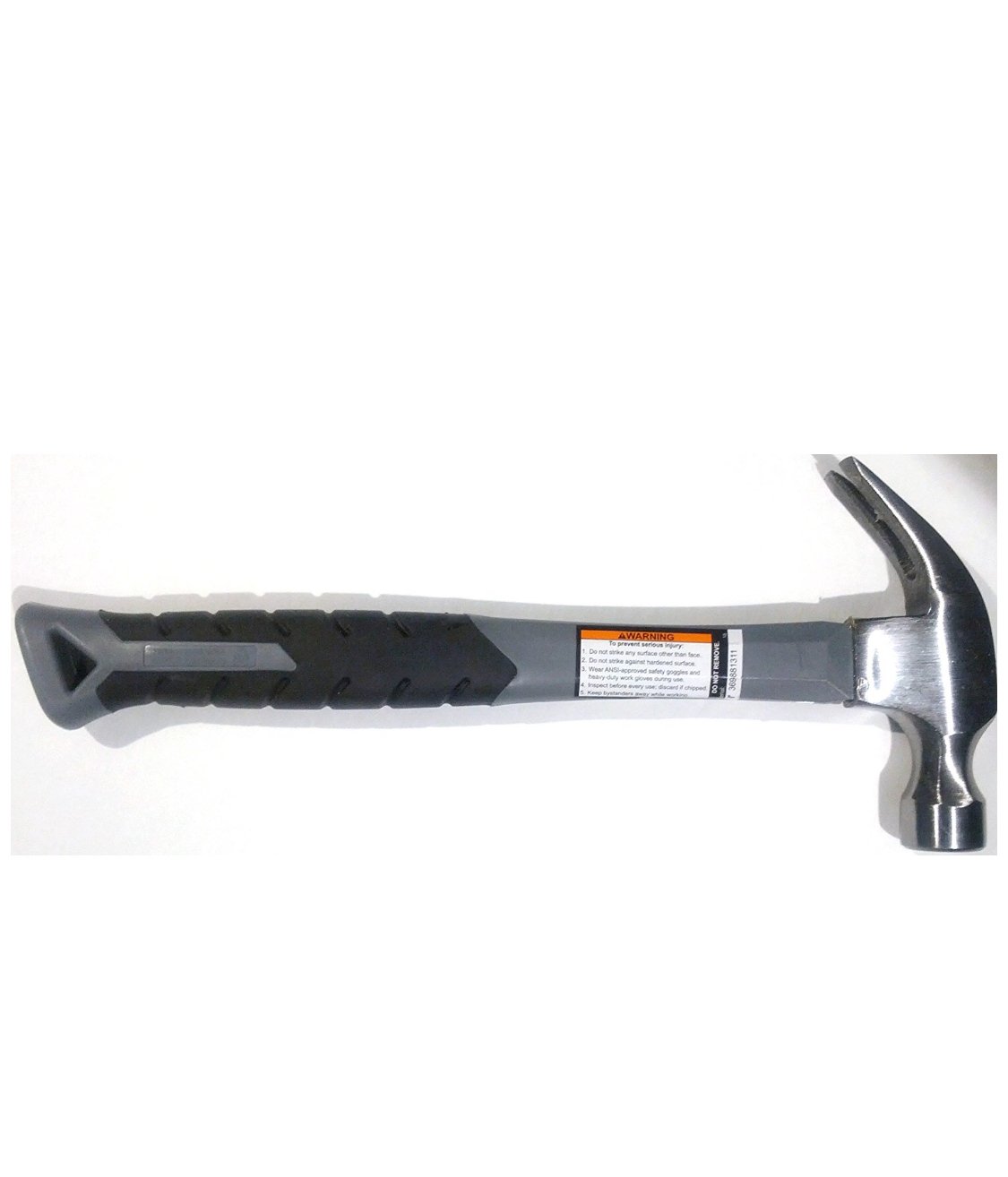 Martillo con mango de fibra de vidrio, pinza para – 16 oz.