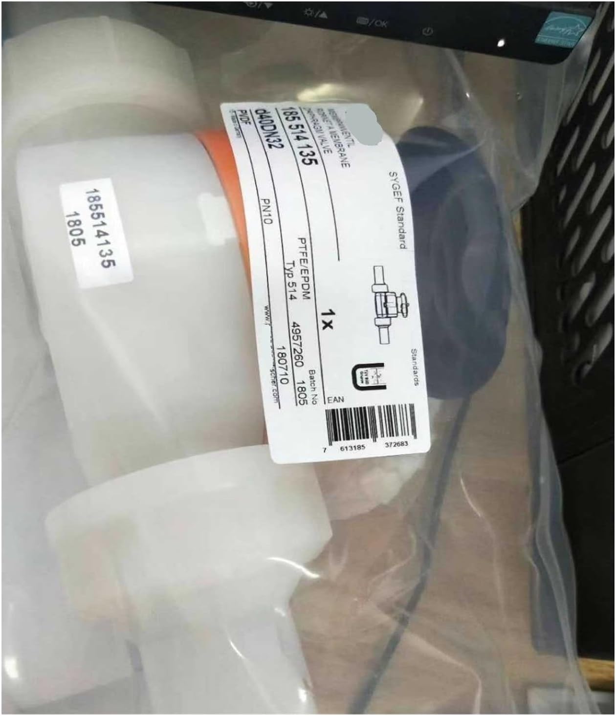 20mm-110mm PVDF Manual Lever-Operated Diaphragm Valve Double Union Ball Valve Butt-Welded