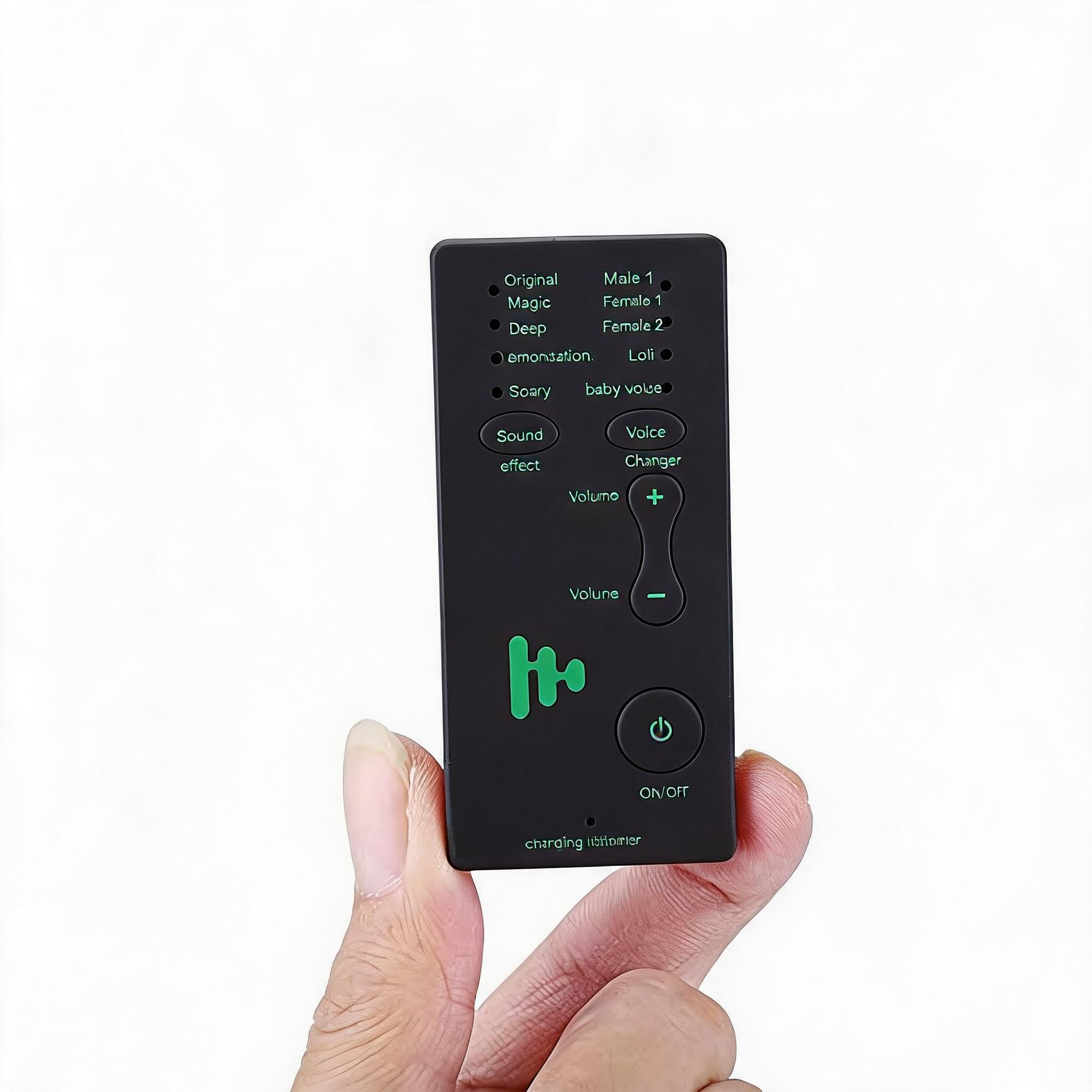 Zopsc Mobile Phone Voice Changer 300mAh 3.7V Sound Card with 4 Sound Cahnge External USB Voice Disguiser Device Phone Microphone for Cell Phone Webcast Live-picture-19