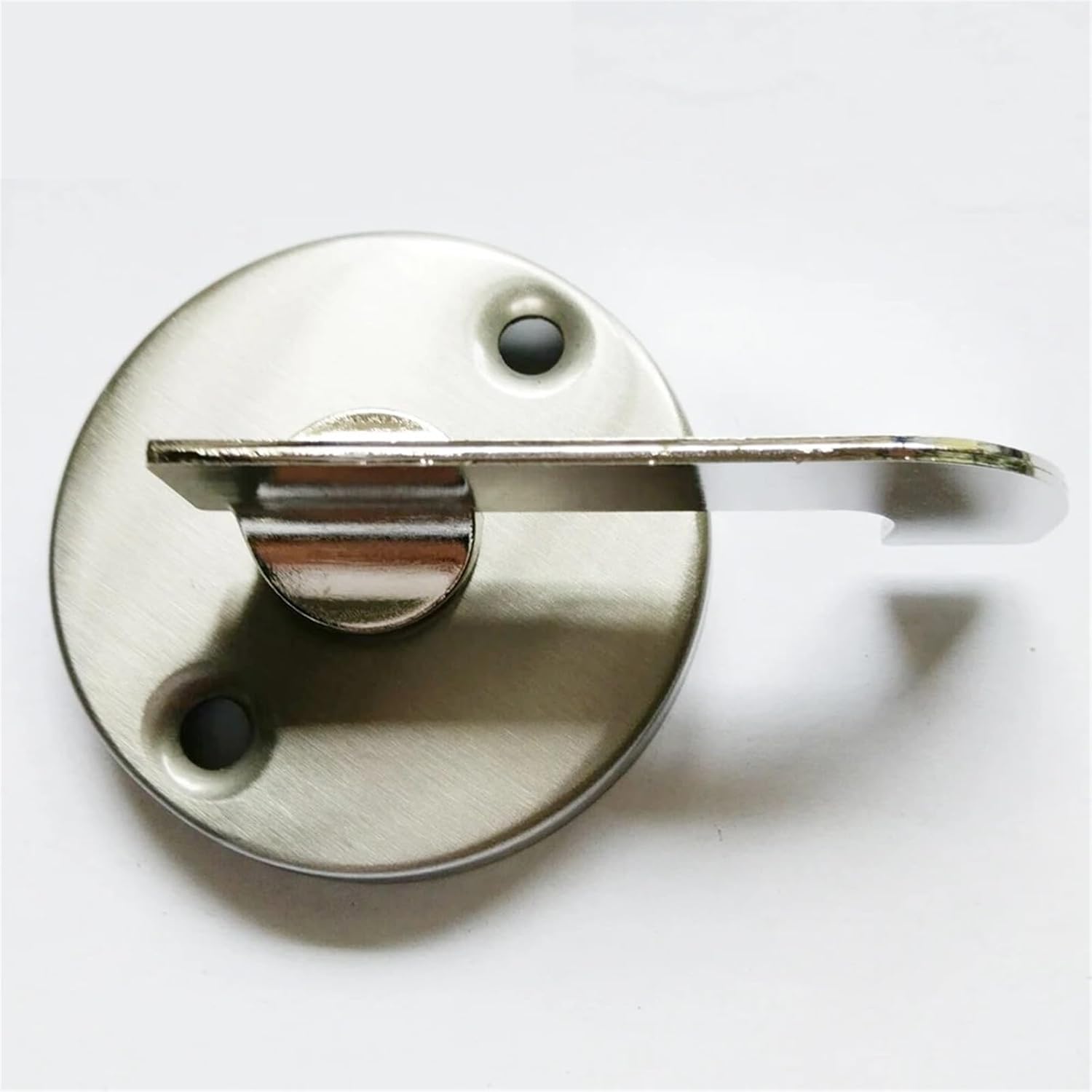 WC Toilet Flat Door Lock Stainless with Lel Bathroom Accessory Public Place DIY MS117 B 1Pcs