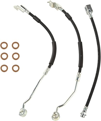 Miniatura 1 de Omix-Ada  16733.62  Kit de manguera de freno, no ABS  Compatible con Jeep Wrangler YJ 1990-1994