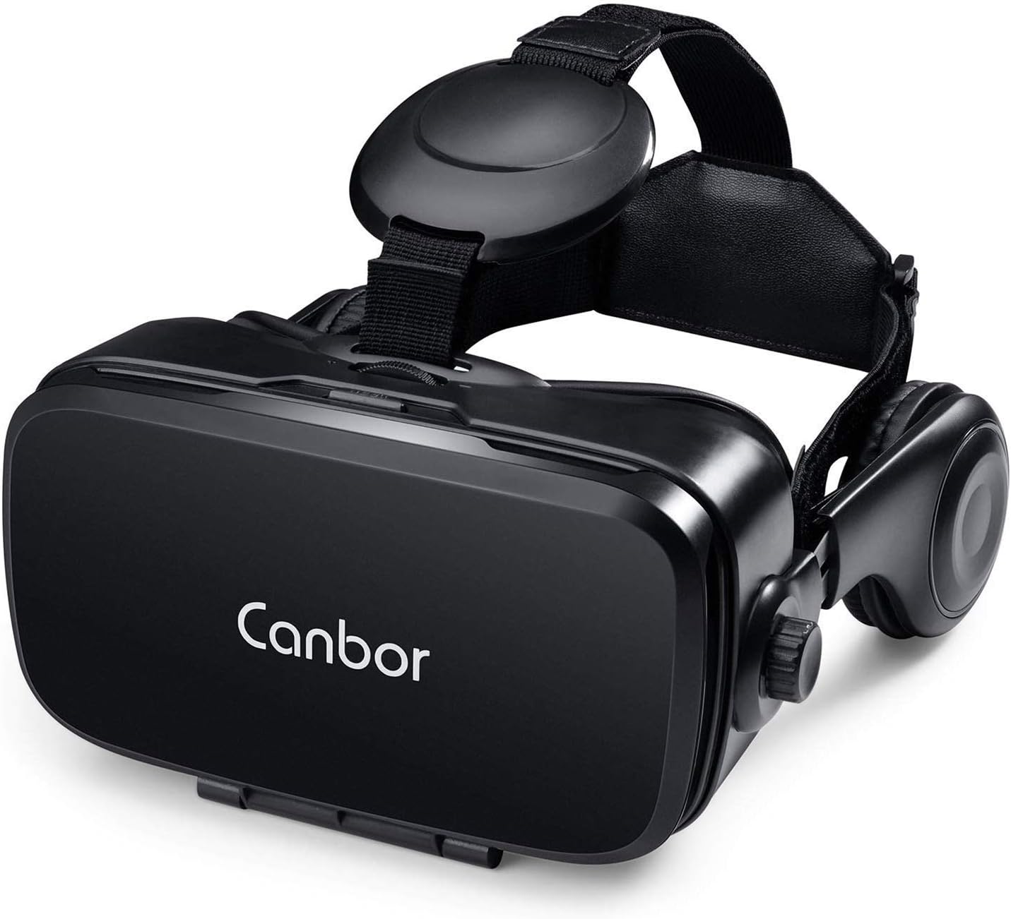 VR Headset, VR Goggles Virtual Reality Headset 3D Glasses with HD Stereo Headphones for 3D Movies and Games Compatible with 4.7-6.2 Inches Apple iPhone, Samsung HTC More Smartphones