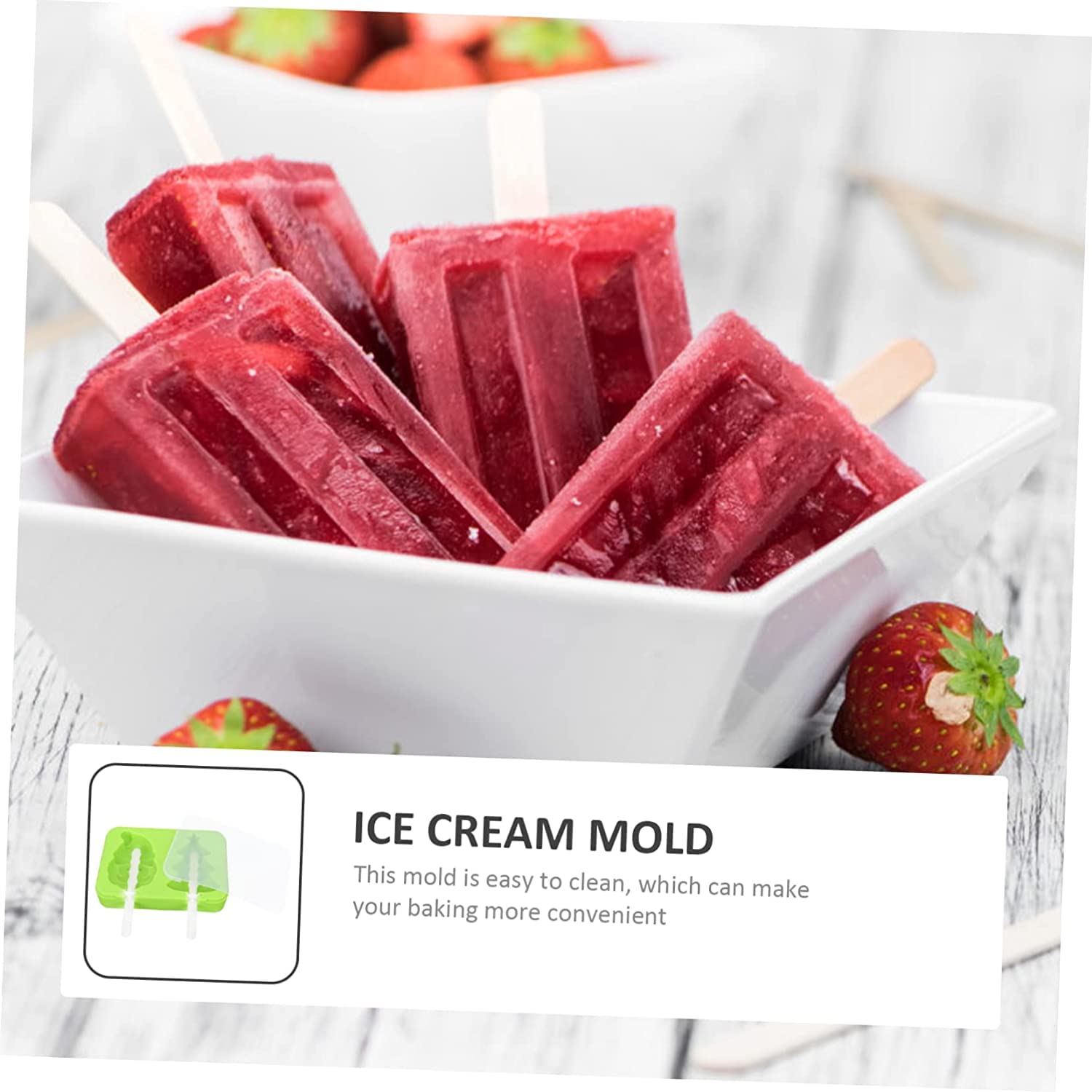 3 moldes de helado de Navidad, moldes de caramelo de chocolate, moldes de silicona para caramelos, moldes de paletas para niños, moldes de helado de muñeco de nieve, moldes de polo de hielo, moldes