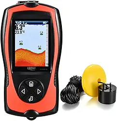 FF1108-1CLA Portátil Fish Finder 100 M / 300FT Profundidade Alarme Peixe Com Fio Detector de Peixe Sem Fio