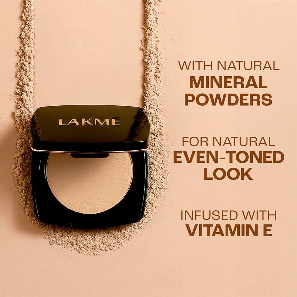 61FtOYKBKAL._SL1000_ Lakme Forever Matte Compact, Smooth Finish, Lightweight Compact Powder That Lasts for 12 HrsFor A Natural Even Toned Look, Coral, 9g