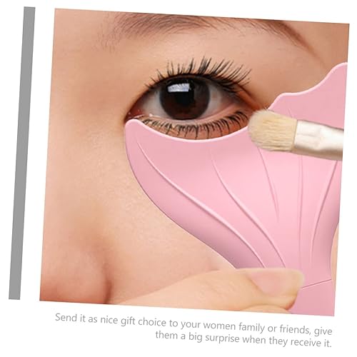 Miniatura 6 de 2 unids rimel cepillo herramientas aplicadores delineador de ojos delineador de ojos plantilla ayuda rímel herramienta herramienta de dibujo