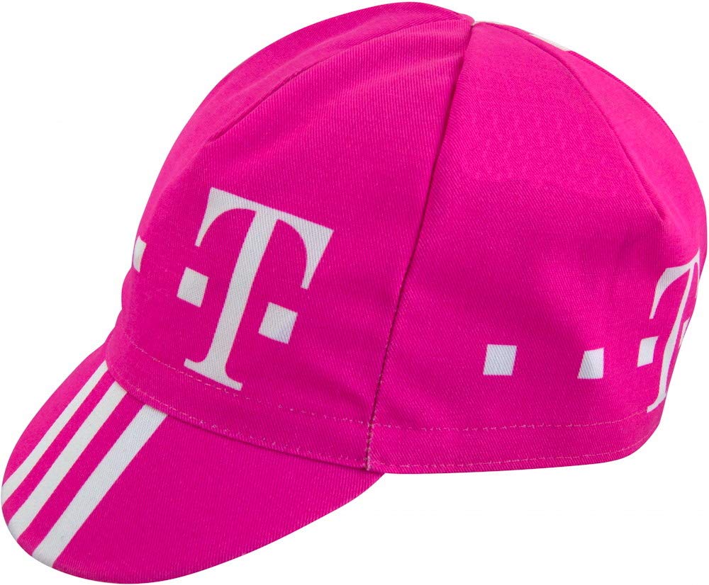 Retro Prestige Team Cycling Caps Telekom Ullrich TMO Pink (T-Mobile), T-Mobile, One Size