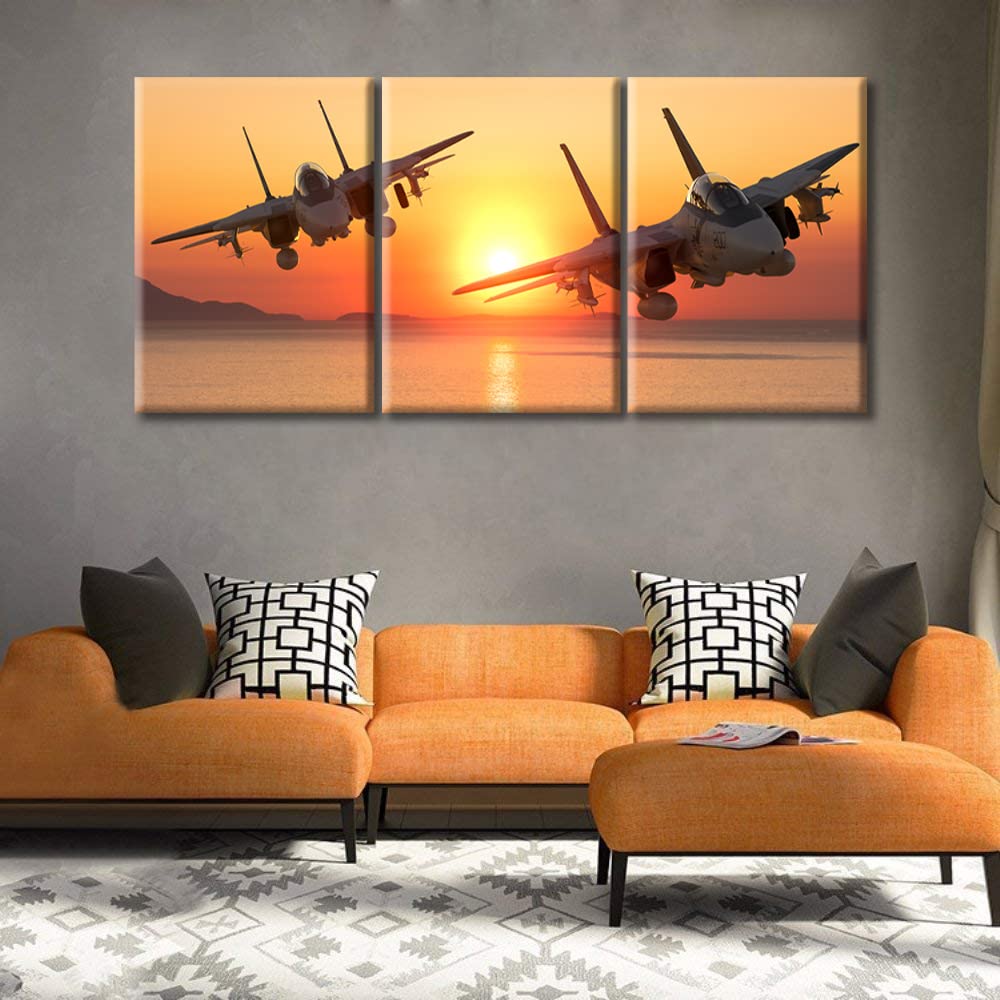 Amazon.com: TUMOVO Grumman F-14 Tomcat Fighter Jet Canvas Wall Art ...