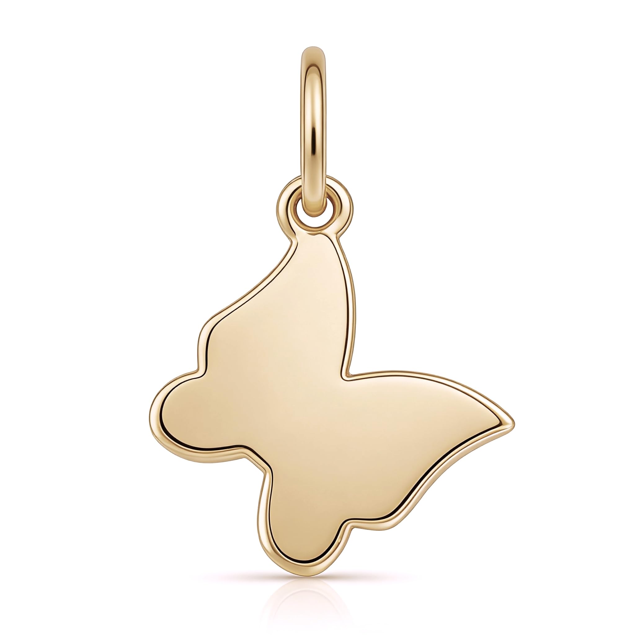 Pendentif Femme – or 18 carats – 0.23 gr – papillon, bijou artisanal – Valeur refuge – Idée cadeau – poinçon 750 – Certificat d’authenticité – Salia Gold Paris