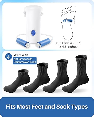 Miniatura 14 de Jellas Kit de ayuda para calcetines, dispositivo flexible de ayuda para calcetines con cuerda larga, dispositivo de extracción de calcetines fácil