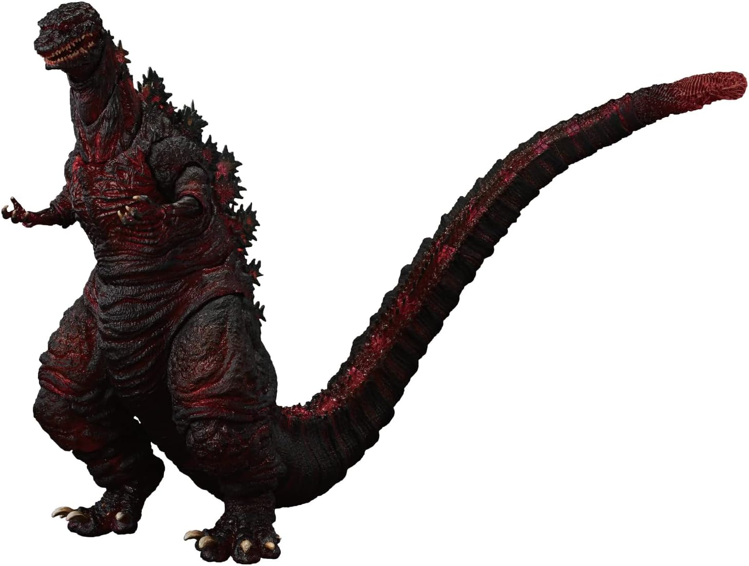 TAMASHII NATIONS - Shin Godzilla - Godzilla [2016] Fourth Form Night Combat Ver., Bandai Spirits S.H.MonsterArts Action Figure