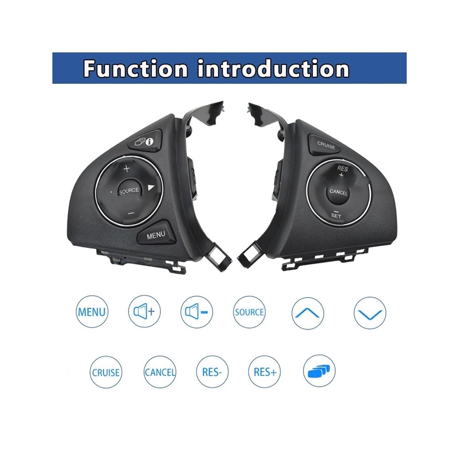Botones Control Volante Para 2015, 2016, 2017, 2018, CITY XRV, Audio, Radio, Control remoto de crucero, botón, botones de interruptor de Control del volante