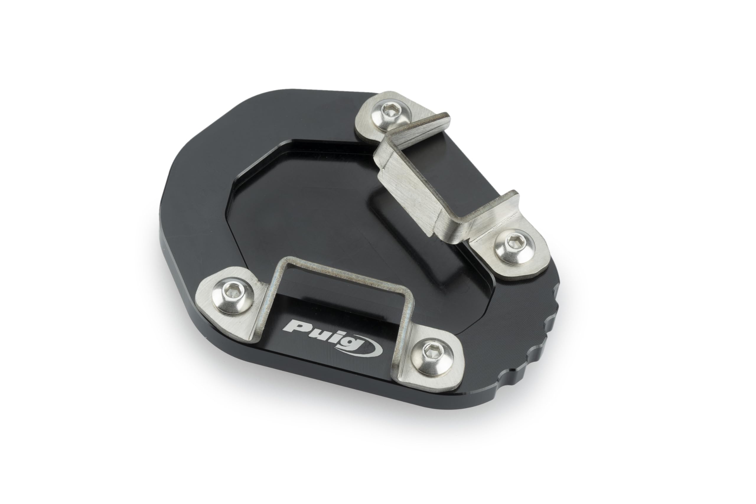 Puig 22143N Kickstand Extension with Standard Suspension - Increased Stability and Safety, Black