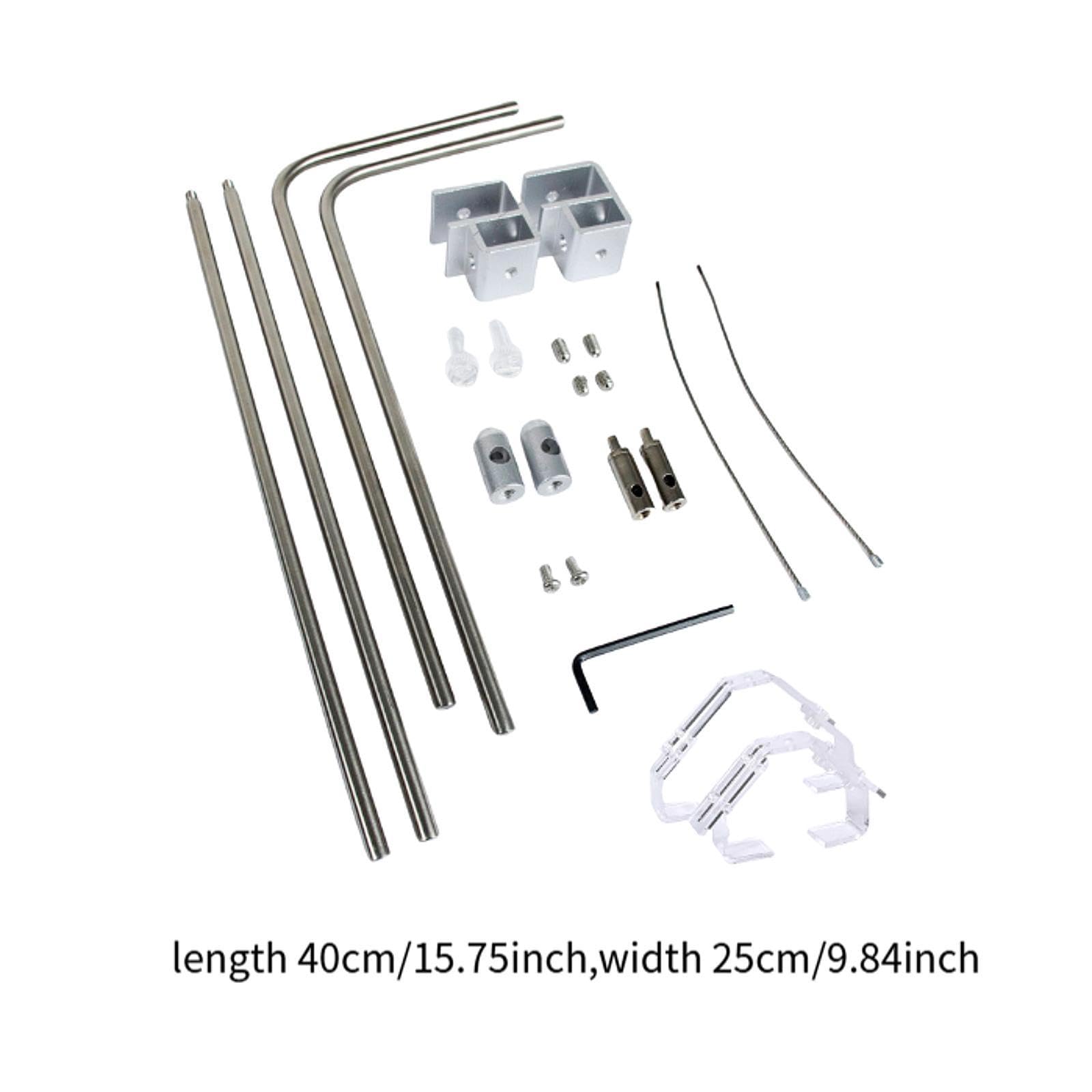 Aquarium Lichthalter Aquarium Licht Bracket Aquarium LED Stand Höhenverstellbare Lampenhalterung Aus Aluminiumlegierung mit Modernem Design für Aquari
