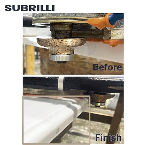 Miniatura 8 de A30 1-14 "diamante mano perfil ruedarouter bits con rosca M10 para granito hormigón mármol encimera borde