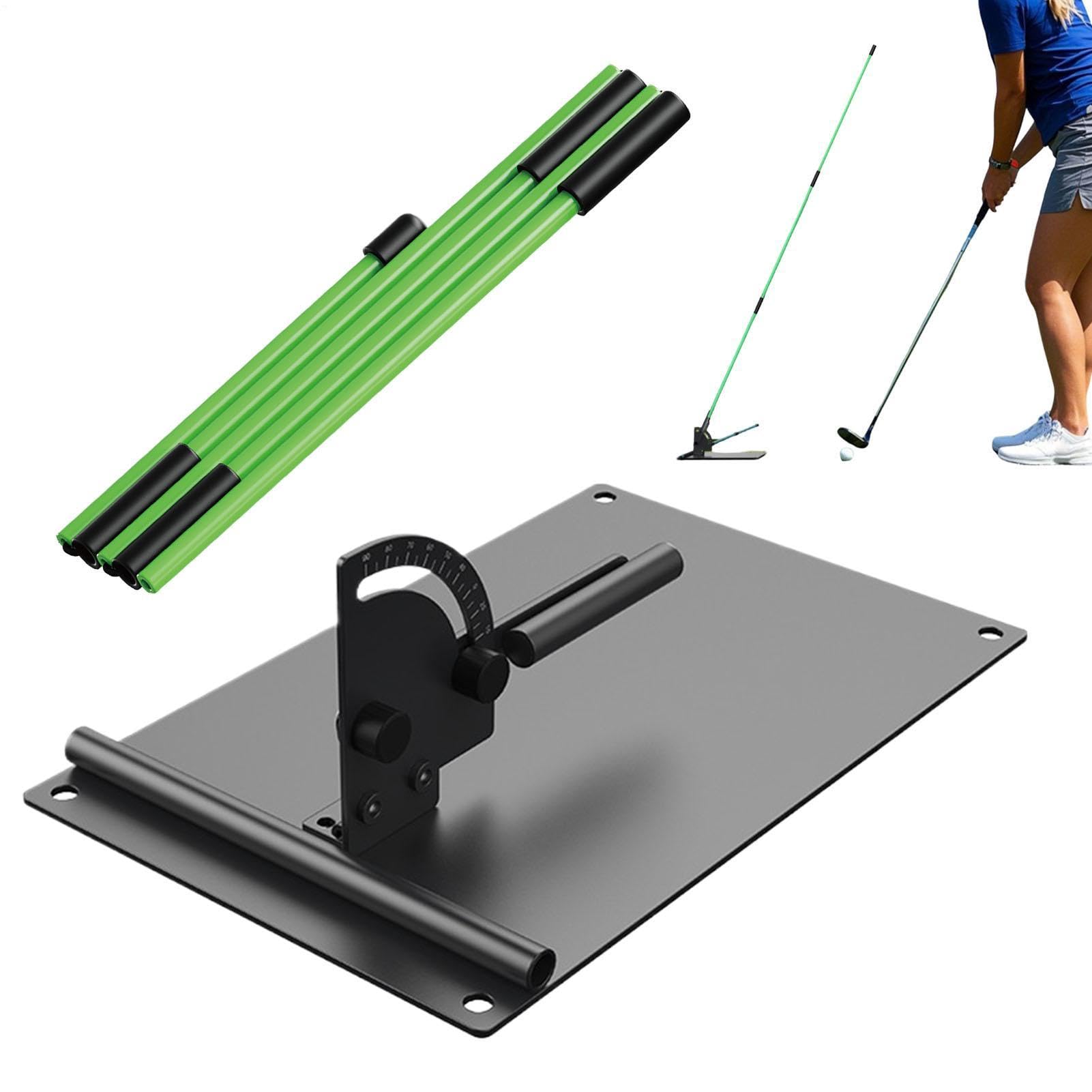 Trainer swing plano golf Práctica Ajustable Y Portátil