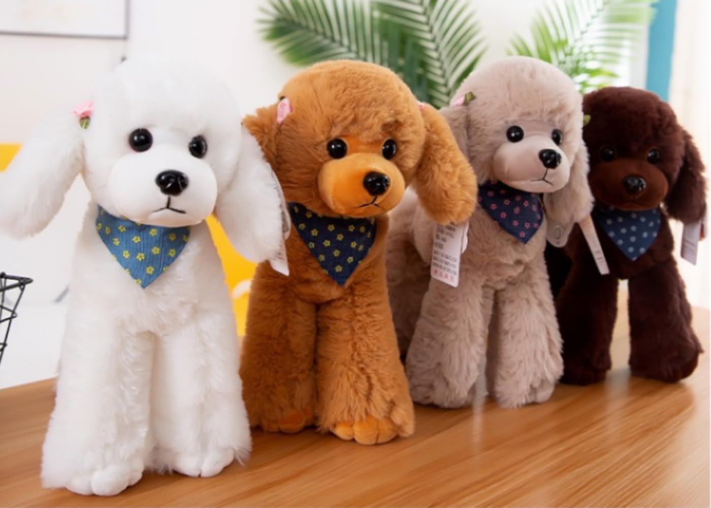 Poodle Plush Toys, Soft and Cute Poodle Plush Toys, Pillows, Cushions, The Best Gift for Your Family and Friends. 1 pc. (Light Grey 12 inches) - Image 3