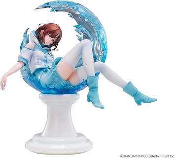 Broccoli The Idolmaster Shiny Colors Higuchi Madoka Clear Marine Version 17 Scale PVC Figure, Multicolor