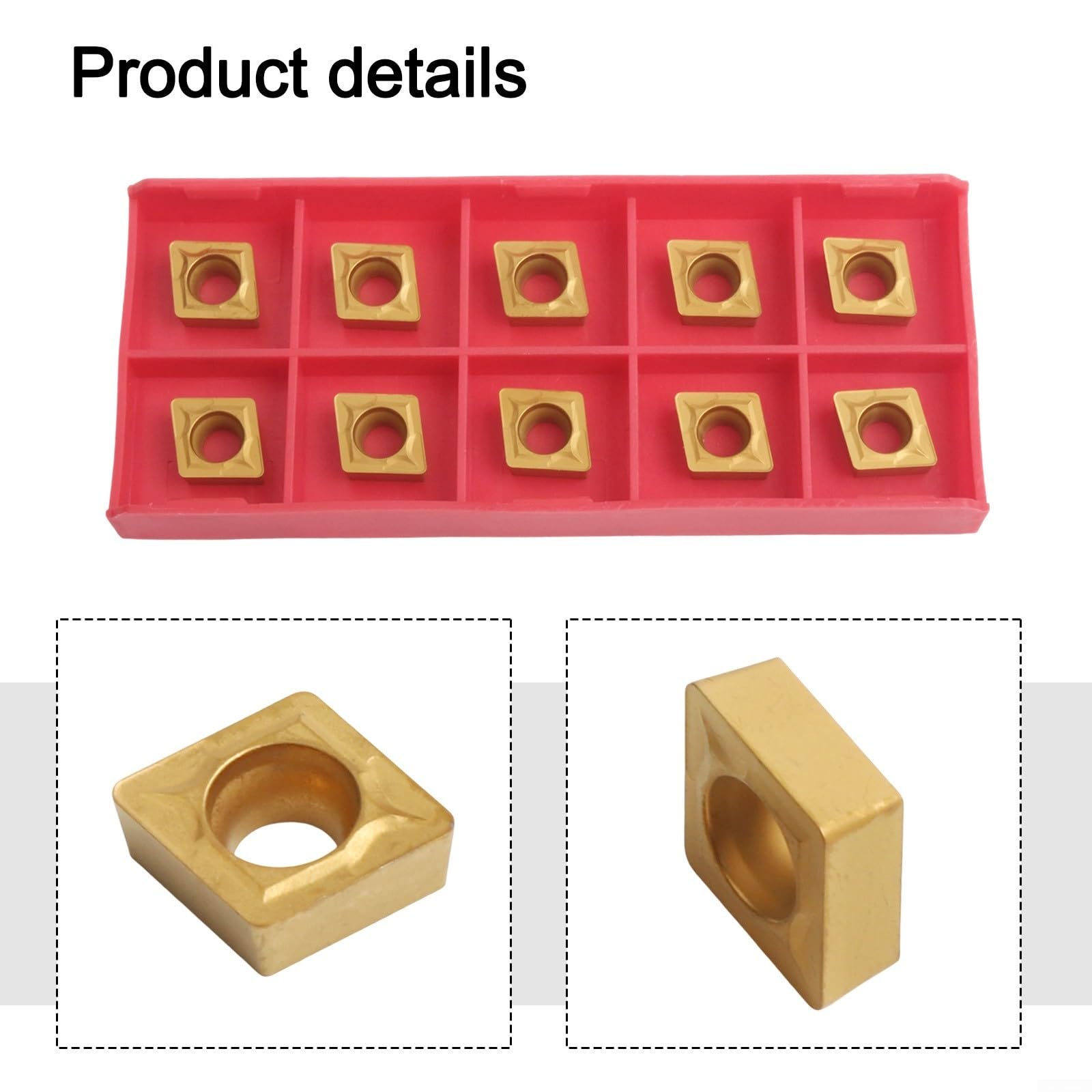CCMT09T308 Inserti in carburo 10 pezzi Tornio CNC SCLCR Toolholder Lama di taglio
