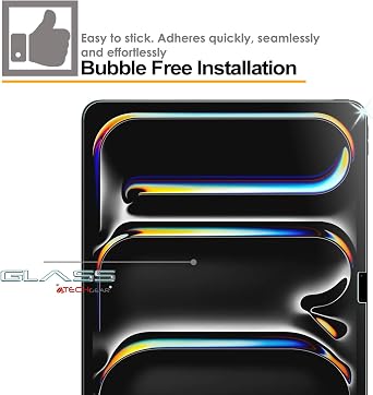 TECHGEAR 2 Pack Glass Screen Protector for Apple iPad Pro 13