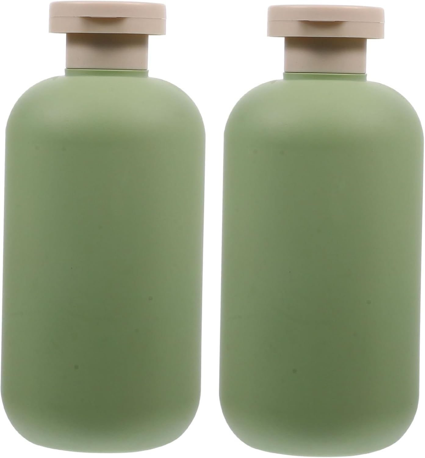 BESTYASH 2pcs Refillable Travel Bottles Squeeze Containers for Toiletries Shampoo Conditioner Leak Design for and Outdoor Use