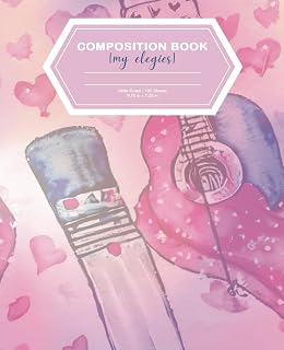 Composition Notebook: my elegies: Swift-Inspired, 100-Lined Page Journal for Lyric or Diary Writing, Party Favor or Gift for TS Fans