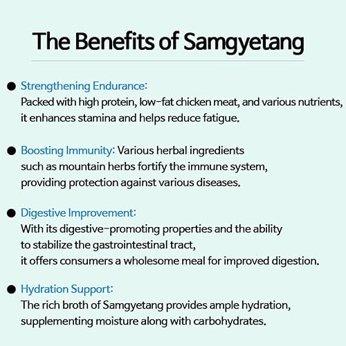 Miniatura 5 de GAGOPA Mezcla de sopa de ginseng de pollo coreano abundante, kit de hierbas Samgyetang, Samgyetang de ginseng