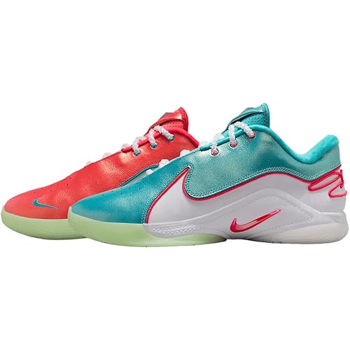 Lebron XXII Crown Jewel Basketball Shoes (FZ1094-101, White/Medium Ash/Hot Lava/Volt Glow)