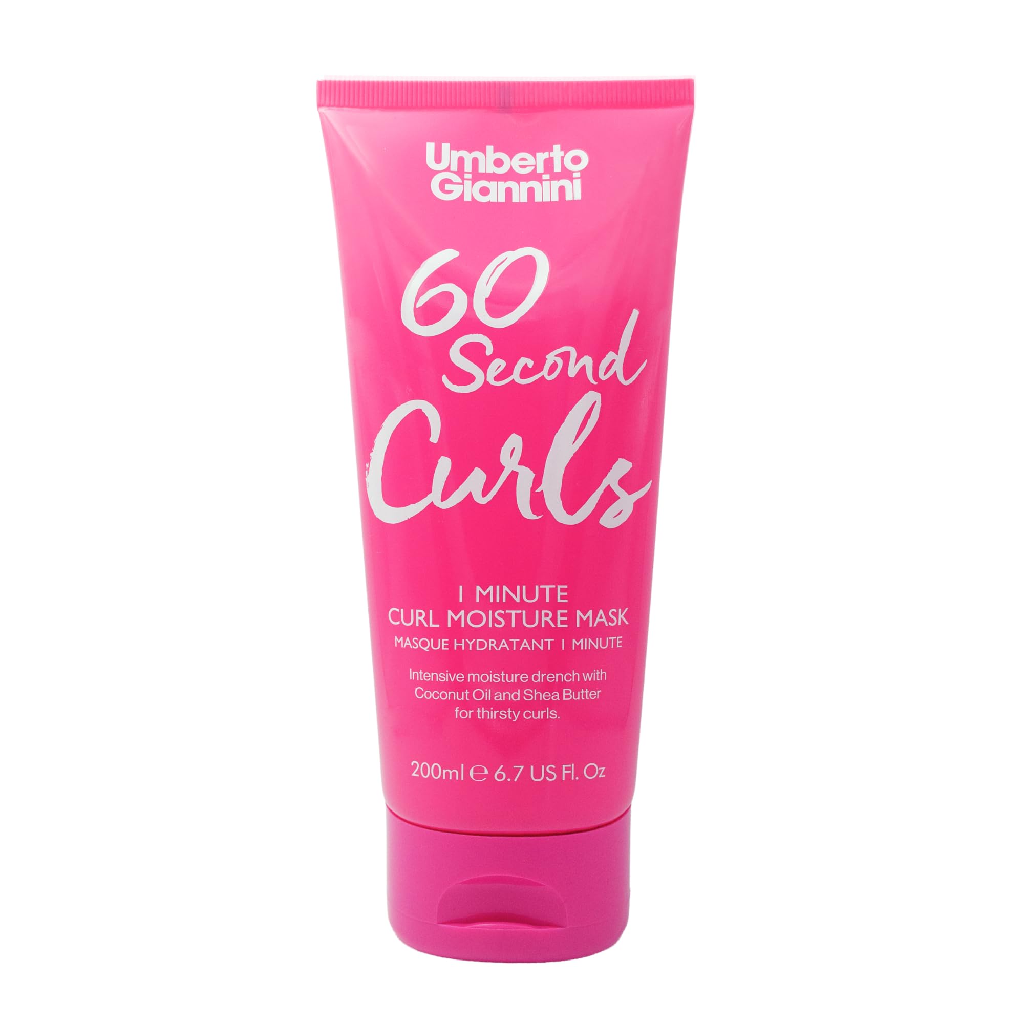 2 x Umberto Giannini 60 SECOND CURLS 1 Minute Moisture Mask 200ml