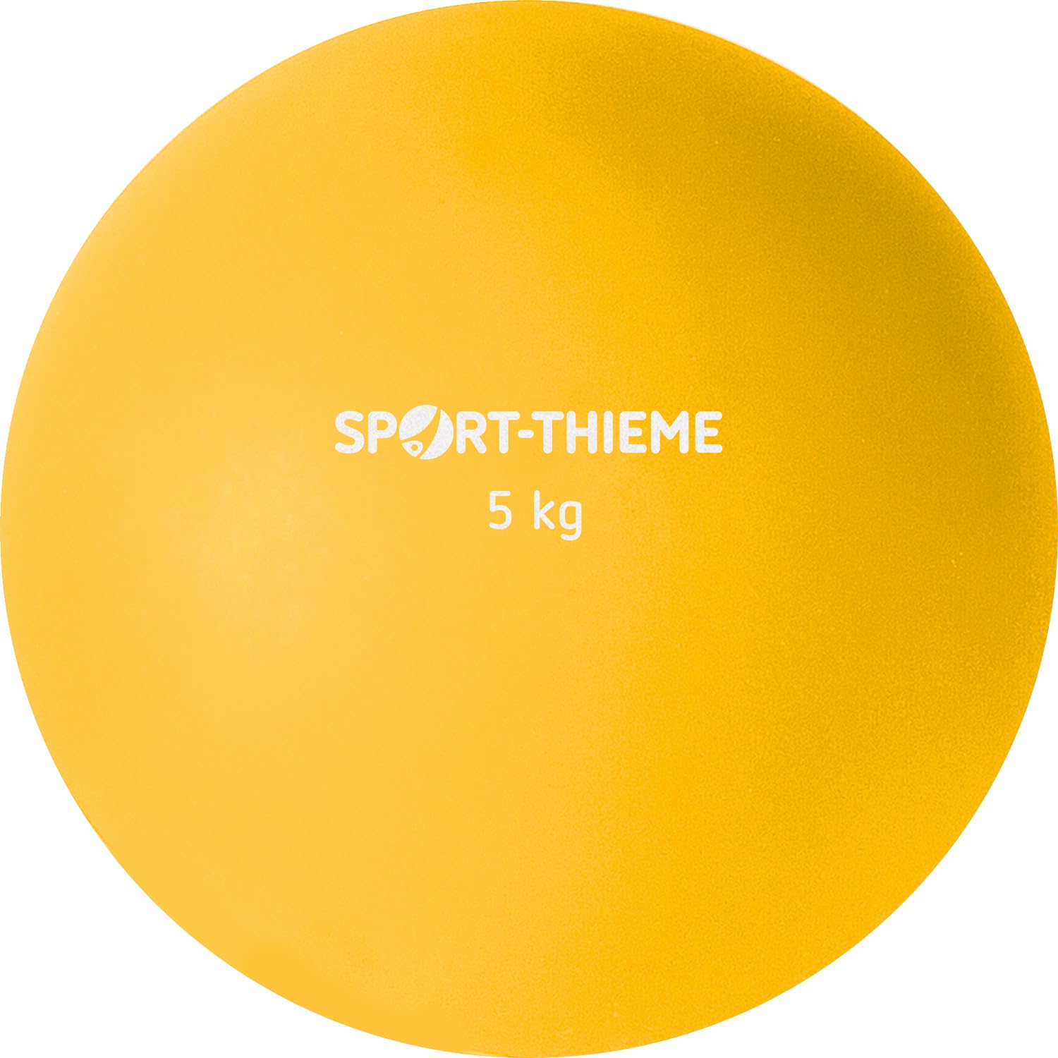 Sport-Thieme Stoßkugel Kunststoff | Indoor & Outdoor | 2kg - 7,26kg | Hallenstoßkugel | Griffiges Material | Eisenschrotfüllung Markenqualität