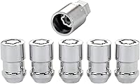 Vista 2 de MCGARD 24538 Chrome Cone Seat Wheel Lock (1/2"-20 Thread Size) - Set of 5