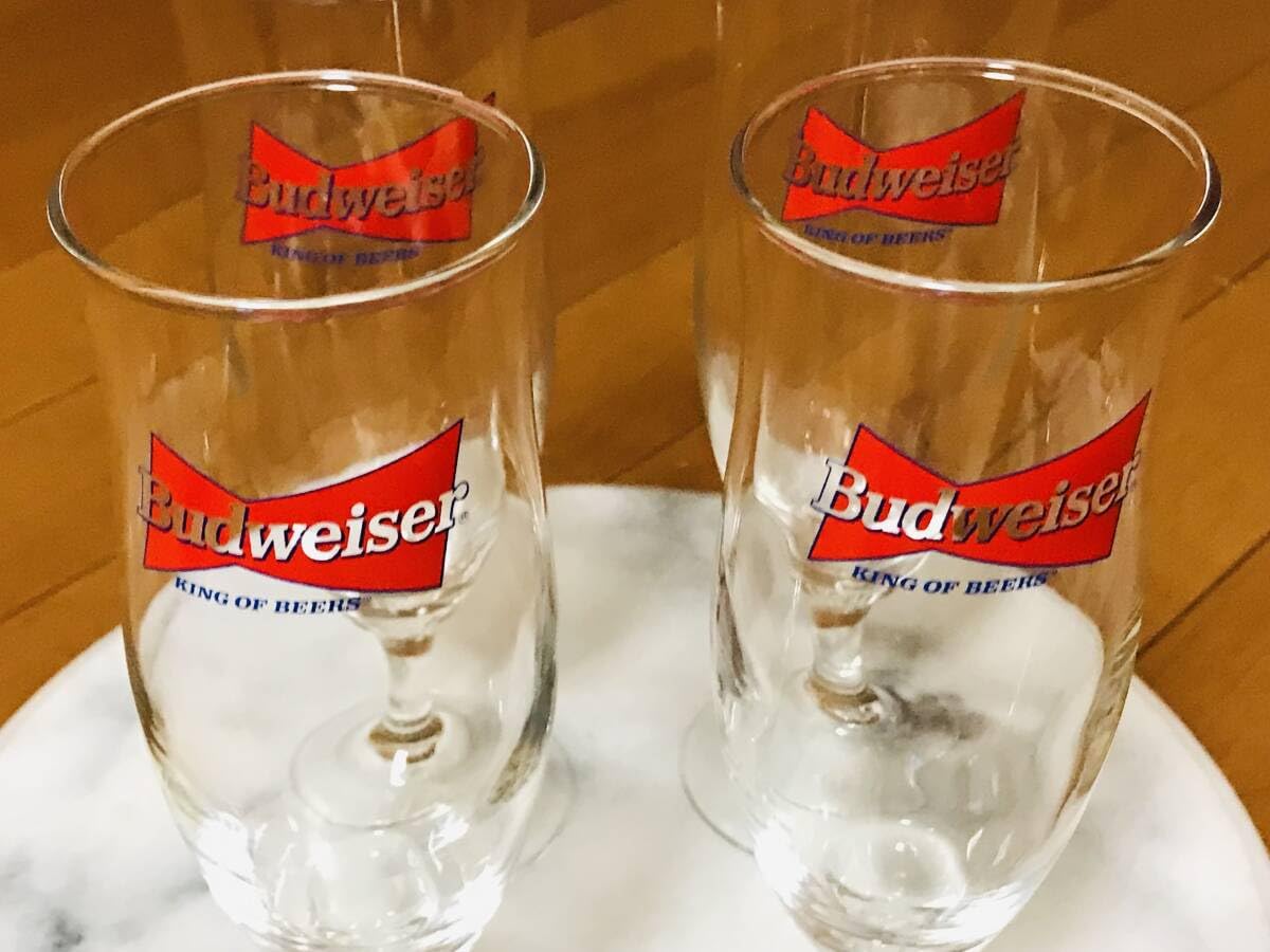 Amazon.co.jp: Budweiser バドワイザー ロゴ入り ピルスナーグラス