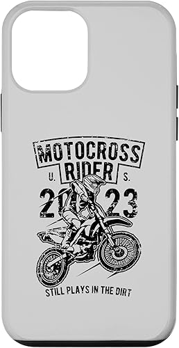 iPhone 12 mini Motocross Dirt Bike Motorcycle Racing Distressed Design Case