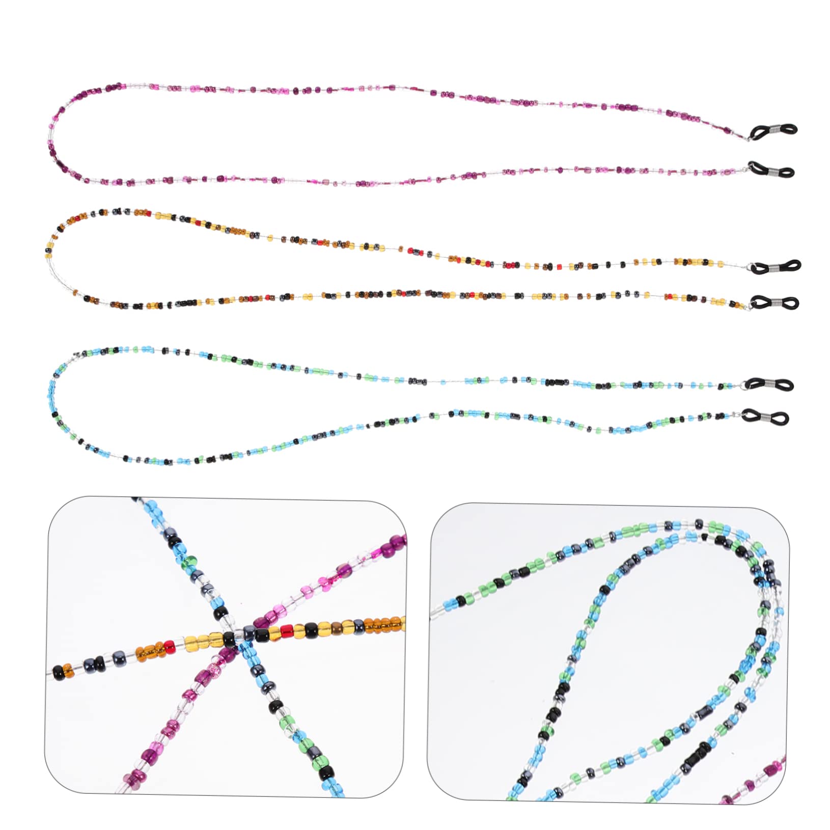 BESPORTBLE Catena Per Occhiali Catene Per Occhiali Da Donna Eleganti Catene Per Occhiali Da Sole Cordini Regolabili Cinturino Blu Per Occhiali Cinturini Per Occhiali Sportivi Catene